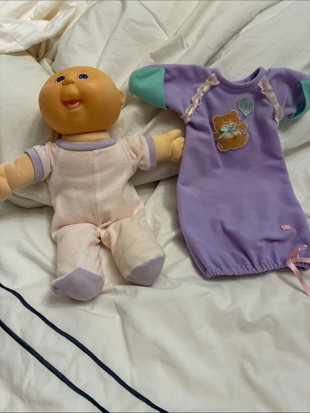 Cabbage Patch Kids Infant doll
With sleeper sack.
Used gently
Circa 1990’s